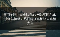 震惊全网！网页版Pixiv网站实时Pixiv镜像站惊爆，热门网红真相让人真相大白